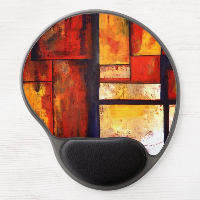 Modern Abstract Gel Mouse Pad (Front)