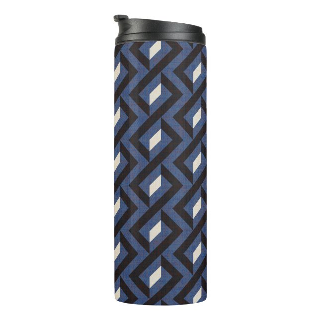 Modern Abstract geometric 4 Thermal Tumbler (Rotated Right)