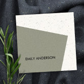 Abstract buy Earthtones, Premium Business Card, Artsy Modern Pattern