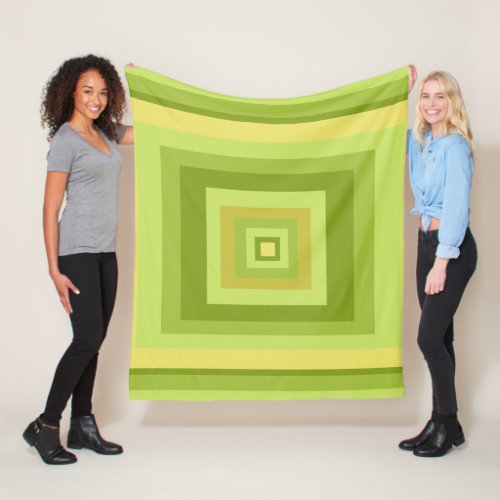 modern abstract geometric art fleece blanket
