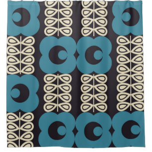 Modern abstract geometric background with stylized shower curtain