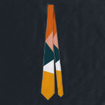 Modern abstract geometric color block pattern neck tie<br><div class="desc">Colorful geometric combination.</div>