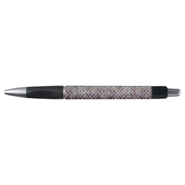 Modern abstract geometric digital pattern 1257 pen (Front)
