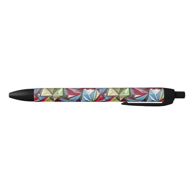 Modern abstract geometric digital pattern 44 pen (Bottom)