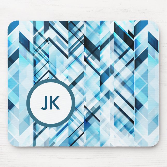 Modern Abstract geometric Mouse Pad (Front)