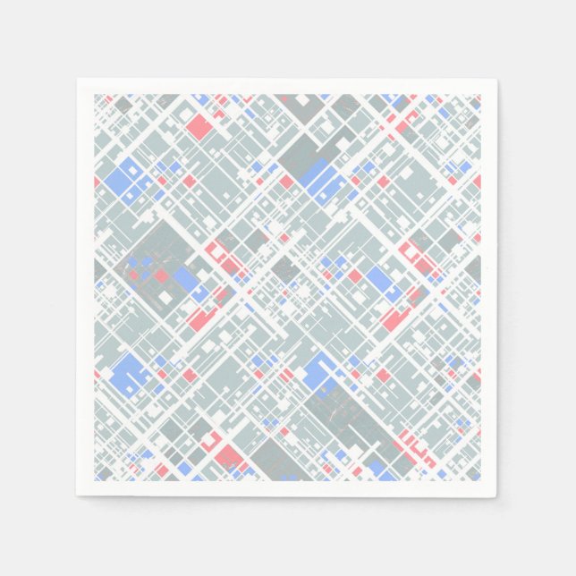 Modern abstract geometric. napkins (Front)
