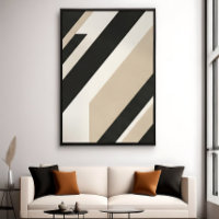Modern Abstract Geometric Neutral Layers