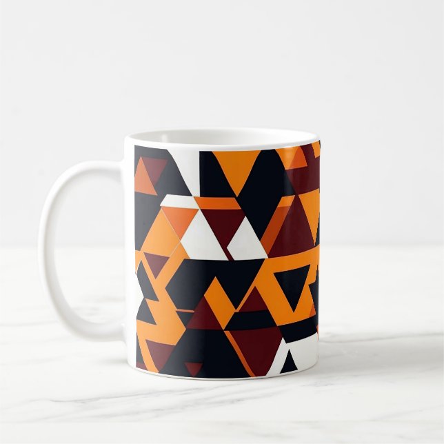 Modern abstract geometric pattern 1 - Coffee Mug (Left)