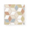 Modern abstract geometric pattern blue green brown