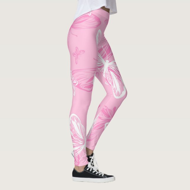 Modern Abstract Geometric Pattern Women's Leggings (Right)