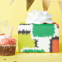 Modern Abstract Geometric Pattern Wrapping Paper,