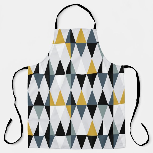 Modern abstract geometric seamless pattern with tr apron (Front)