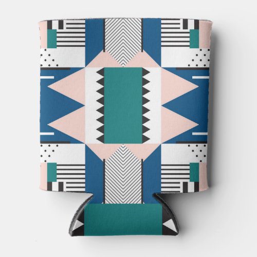 Modern Abstract Geometric Seamless Style Can Cooler
