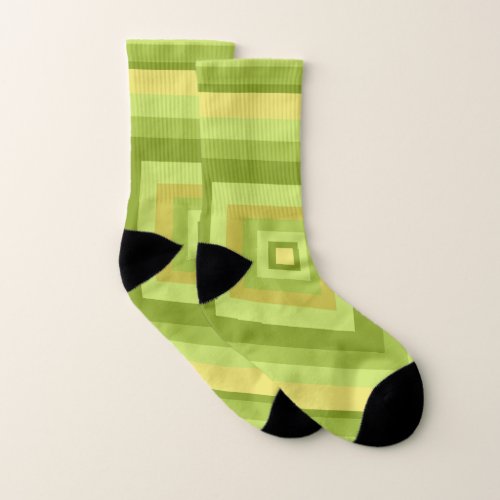 Modern abstract Geometric  Socks