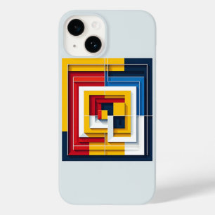 Modern Abstract Geometric Square Phone Case Prime