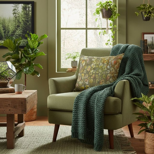 Modern abstract geometric triangular shapes  throw pillow (Creator Uploaded)