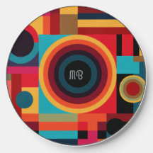 Modern Abstract Geometric Vibrant Energetic Shapes