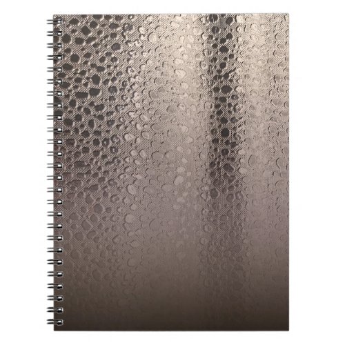 Modern Abstract Glam Silver Pink Blush Rose Gold Notebook