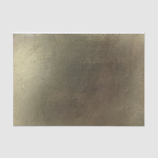 Modern Abstract Gold Leaf Texture Wedding Bridal Tissue Paper (Front)