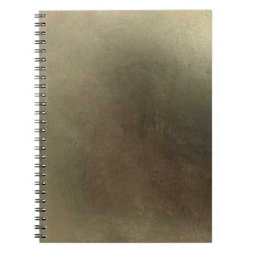 Modern Abstract Gold Leaf Texture Wedding Notebook