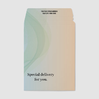 Modern Abstract Gradient Background Envelope Mailers