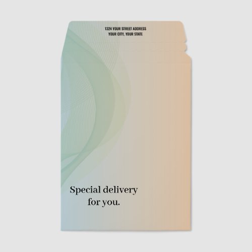 Modern Abstract Gradient Background Envelope Mailers