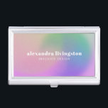 Modern Abstract Gradient Creative Artsy Colorful  Business Card Case<br><div class="desc">Modern Abstract Gradient Creative Artsy Colorful Custom Business Card Case</div>