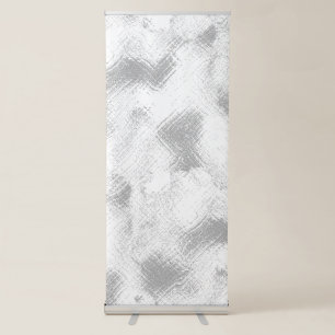 Modern Abstract Gray Banner Luxe Minimal Display
