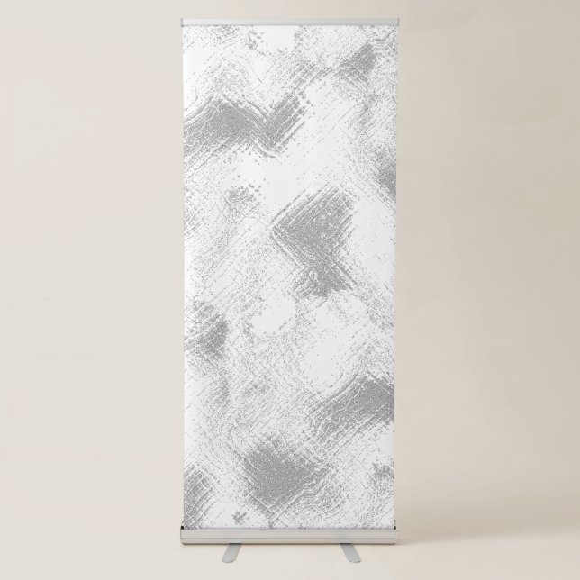 Modern Abstract Gray Banner | Luxe Minimal Display (Front)