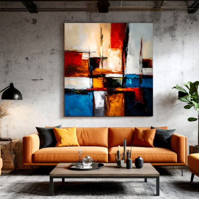 Modern Abstract: Handmade Artistry Canvas Print (Creator Uploaded)