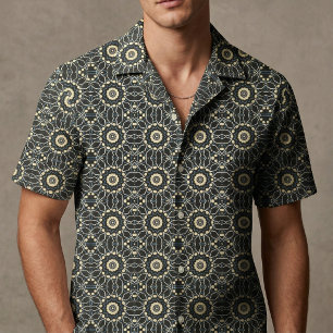 Modern Abstract Intricate Boho Geometric Floral Fabric