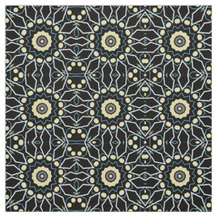 Modern Abstract Intricate Chic Geometric Pattern Fabric
