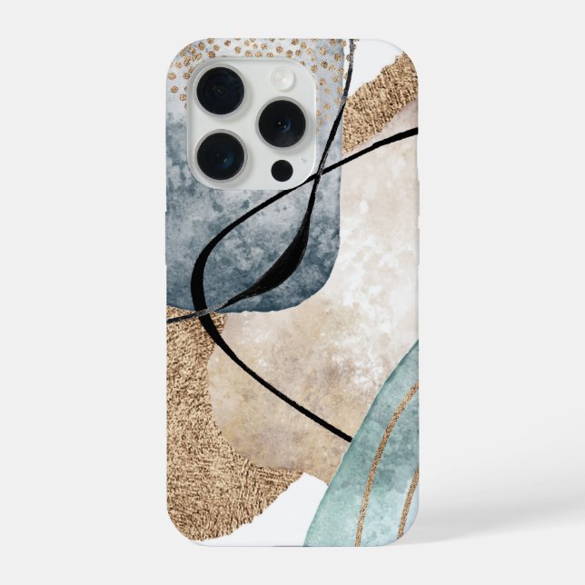 Modern Abstract  Iphone Case (Back)