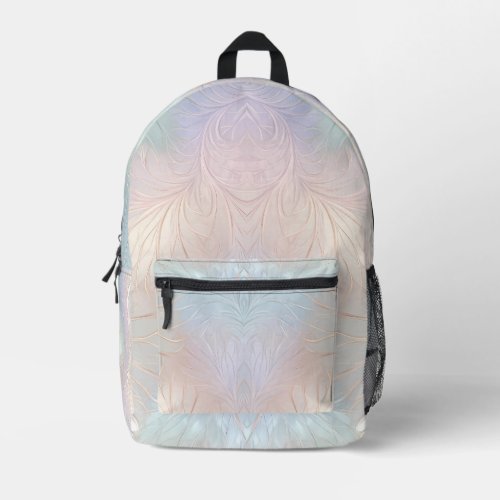Modern Abstract Iridescent Backpack Cut Sew Bag