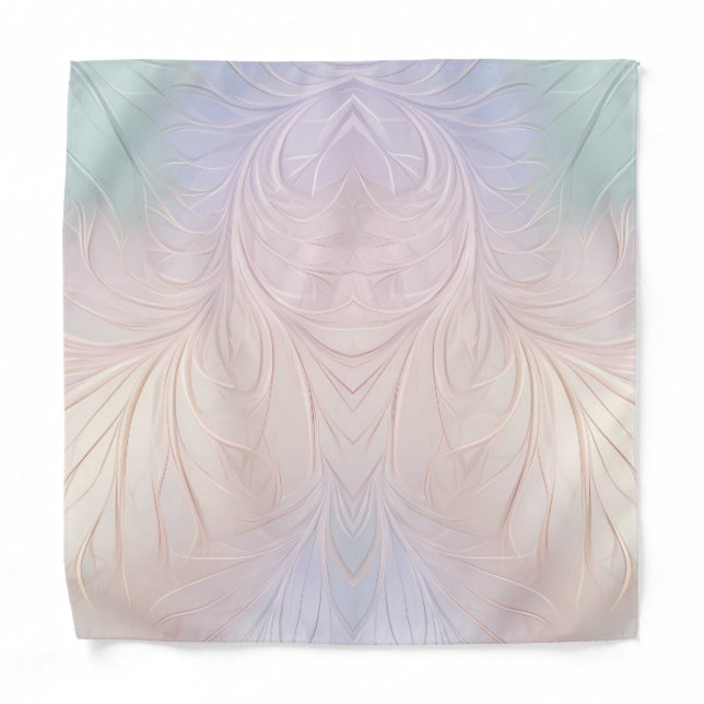 Modern Abstract Iridescent Bandana (Front)