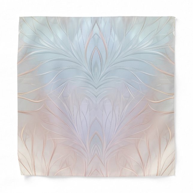 Modern Abstract Iridescent Bandana (Front)