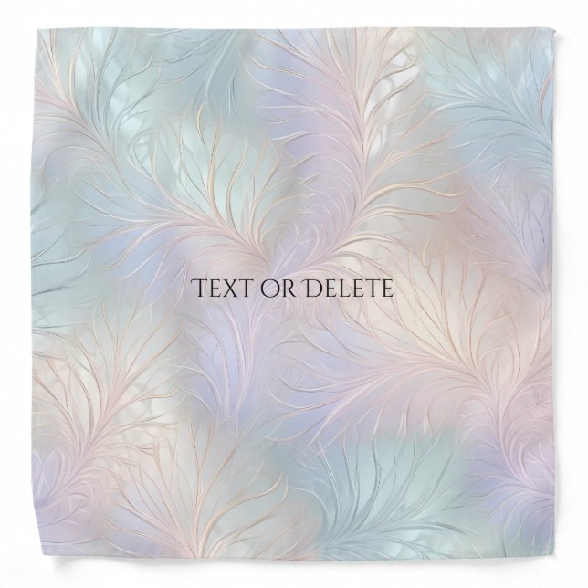 Modern Abstract Iridescent Bandana (Front)