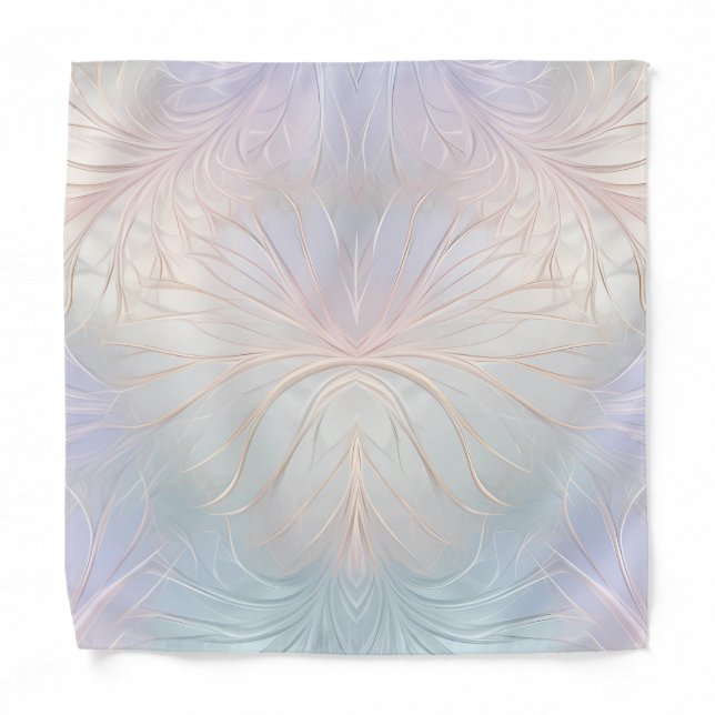 Modern Abstract Iridescent Bandana (Front)