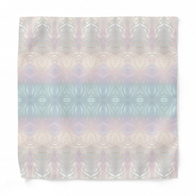 Modern Abstract Iridescent Bandana (Front)
