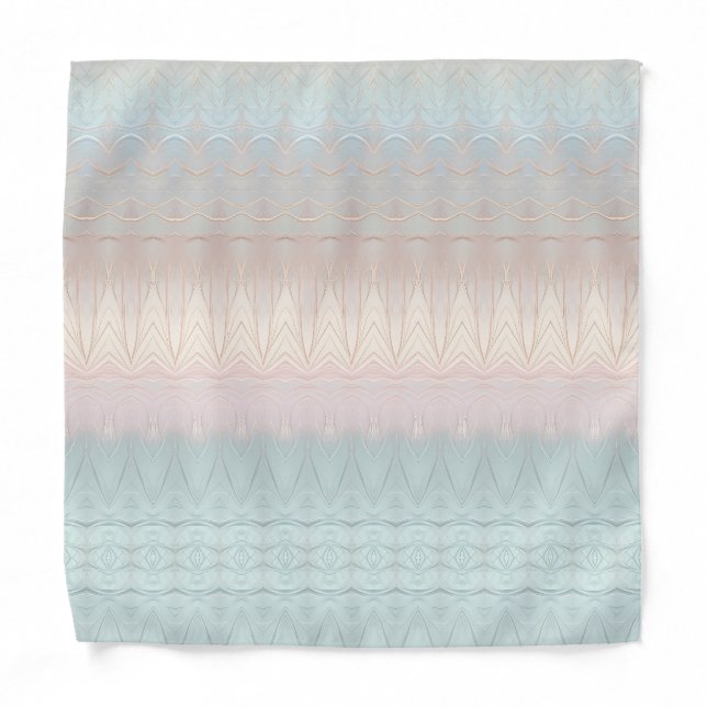 Modern Abstract Iridescent Bandana (Front)