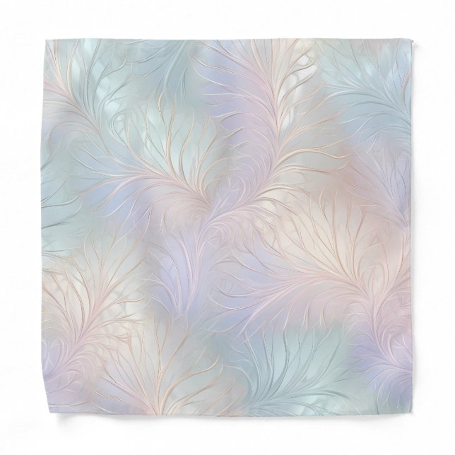 Modern Abstract Iridescent Bandana (Front)