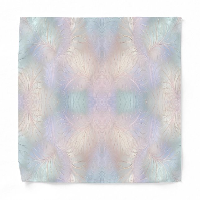 Modern Abstract Iridescent Bandana (Front)