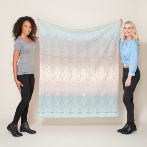 Modern Abstract Iridescent Blanket