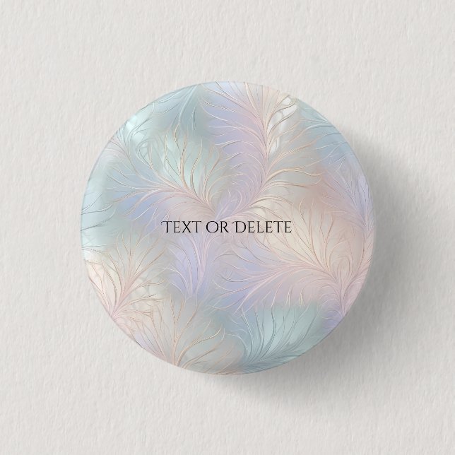 Modern Abstract Iridescent Button (Front)