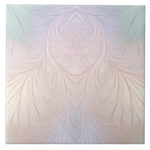 Modern Abstract Iridescent Ceramic Tile