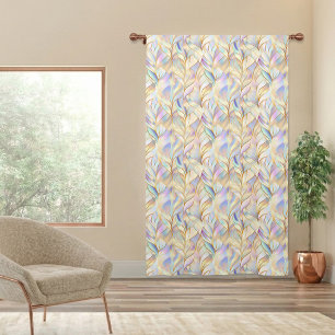 Modern Abstract Iridescent Curtain