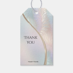 Modern Abstract Iridescent Gift Tag