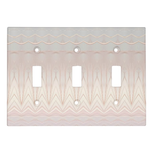 Modern Abstract Iridescent Light Switch Cover (Front)