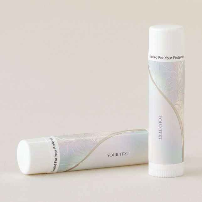 Modern Abstract Iridescent Lip Balm (Front)