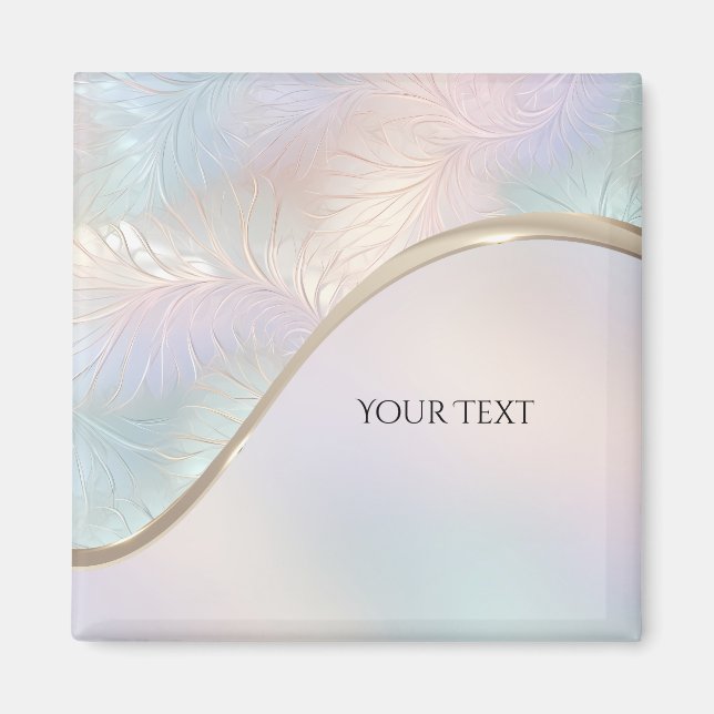 Modern Abstract Iridescent Magnet (Front)